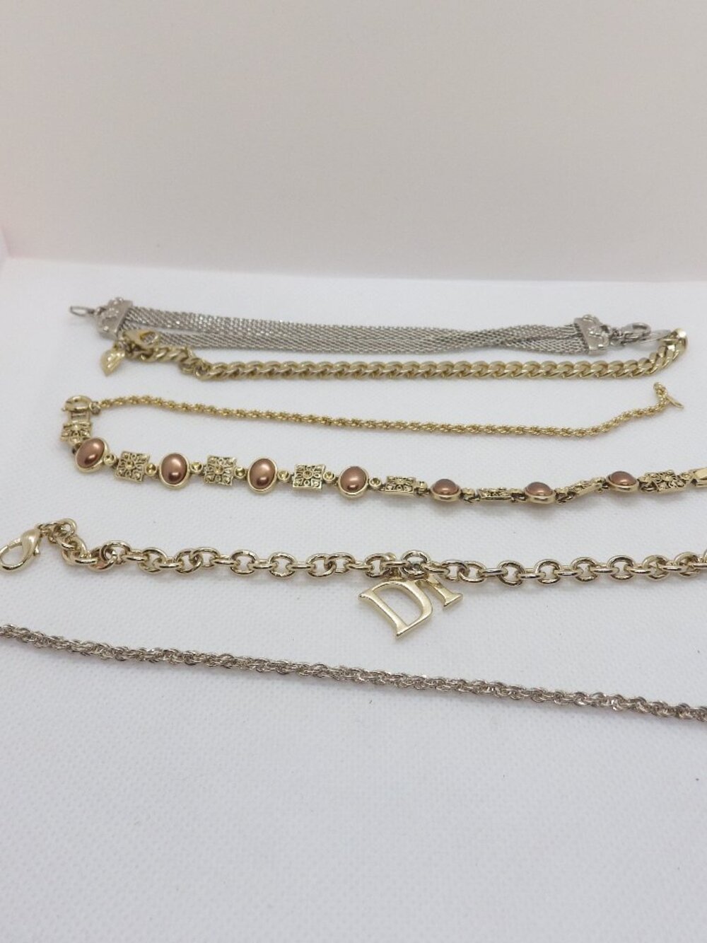Lot of 6 Gold & Silver Tone Bracelets 929G1